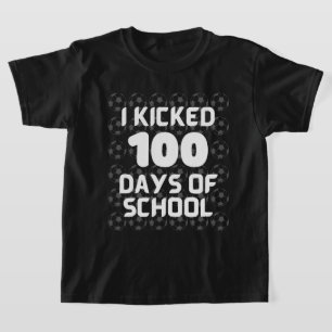 Camiseta Eu Joguei 100 Dias De Futebol Na Escola