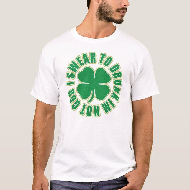 Camiseta Eu juro ao deus do bebado Im não (Frente)