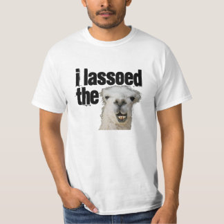 Camiseta Eu lassoed o lama