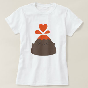 Camiseta Eu Lava Seu Vulcão Kawaii