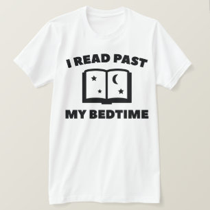 Camiseta Eu Leio Além da Minha Hora de Dormir