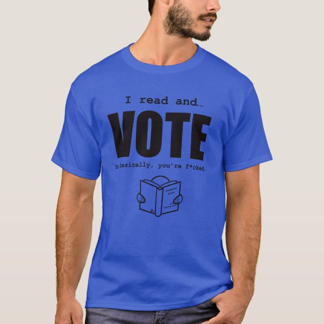 Camiseta Eu leio e dou de presente (Frente)