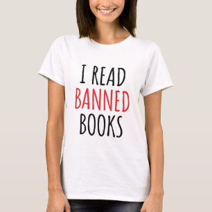 Camiseta Eu Leio Livros Proibidos Citação Engraçada