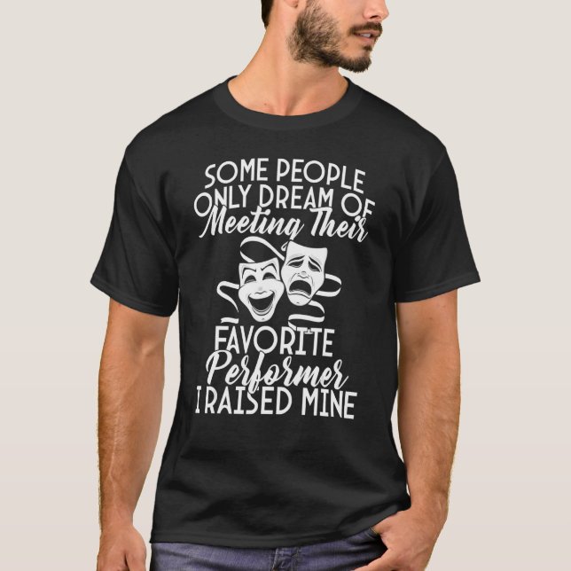 Camiseta Eu Levantei Meu Drama De Atriz De Ator De Desempen (Frente)