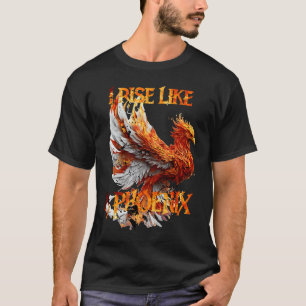 Camiseta Eu levanto como uma Fênix do Rebi de Ressurreição