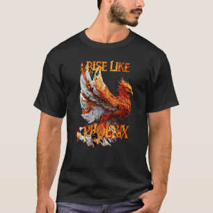 Camiseta Eu levanto como uma Fênix do Rebi de Ressurreição