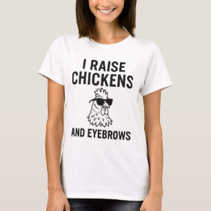Camiseta Eu Levanto Frangos e sobrancelhas Uma Vida De Faze