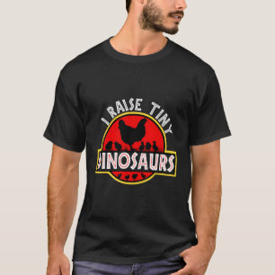 Camiseta Eu Levanto Galinha De Dinossauros Pequenos