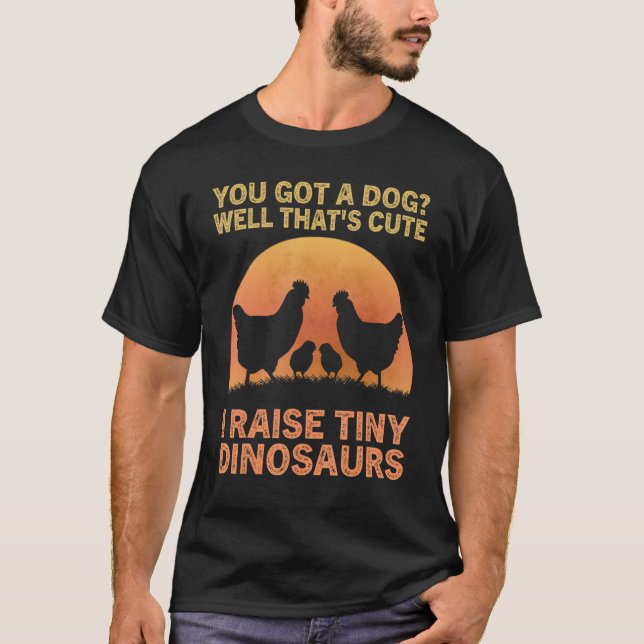 Camiseta Eu Levanto Pequenos Dinossauros Aves De Capoeira F (Frente)