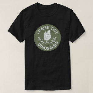 CAMISETA EU LEVANTO PEQUENOS DINOSSAUROS CHICKEN LOVER