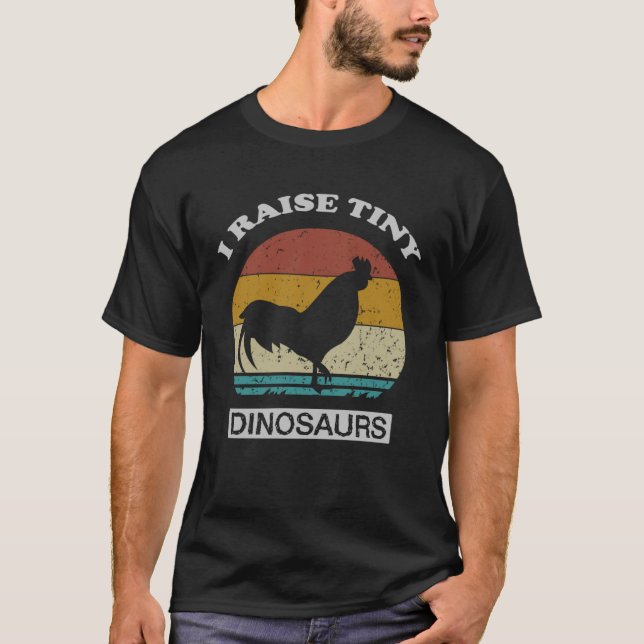 Camiseta Eu Levanto Pequenos Dinossauros Frangeiros (Frente)