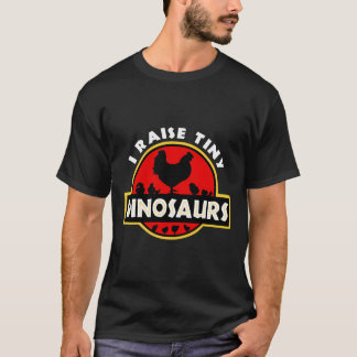 Camiseta Eu Levanto Pequenos Dinossauros Galinhas