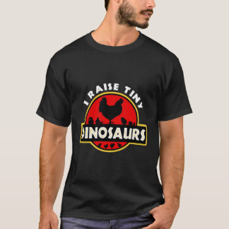 Camiseta Eu Levanto Pequenos Dinossauros Galinhas