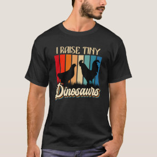 Camiseta Eu Levanto Pequenos Dinossauros Galinhas Dinossaur