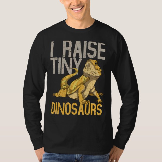 Camiseta Eu Levanto Pequenos Dinossauros Réptil Lizard Dra (Frente)