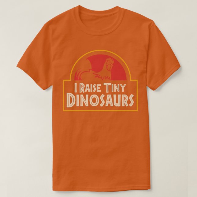 Camiseta Eu Levanto Pequenos Dinossauros Trendy Funny Chick (Frente do Design)