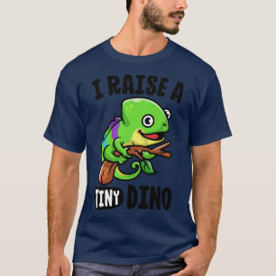Camiseta Eu Levanto Um Pequeno Camaleão Dino Mamãe Réptil M