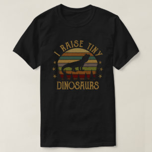 Camiseta Eu Levanto Um Pequeno Dinossauro Vintage Dragão T