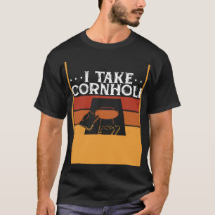 Camiseta Eu Levo Cornhole Muito A Sério