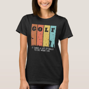 Camiseta Eu Levo Muitas Bolas Manolo Golf para Golfistas