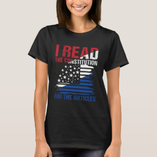 Camiseta Eu Li A Constituição Para Os Artigos