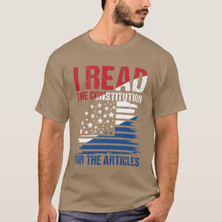 Camiseta Eu Li a Constituição Pelos Artigos amigos