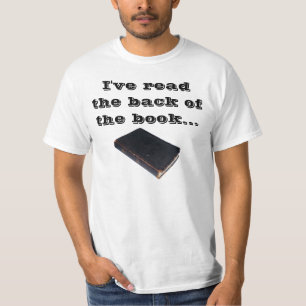 Camiseta Eu li a parte traseira do livro e nós ganhamos!