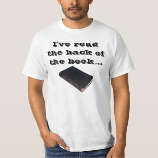 Camiseta Eu li a parte traseira do livro e nós ganhamos!