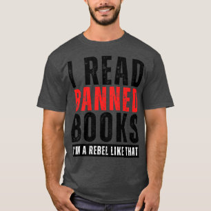 Camiseta Eu Li Livros Banidos Eu Sou Um Rebelde Assim