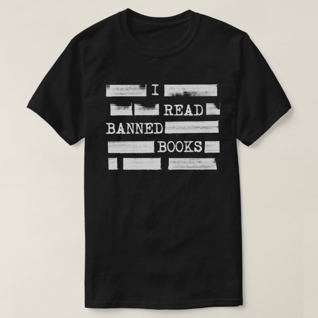 Camiseta Eu Li Livros Banidos Redados (Frente do Design)