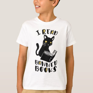 Camiseta Eu li livros proibidos Cat