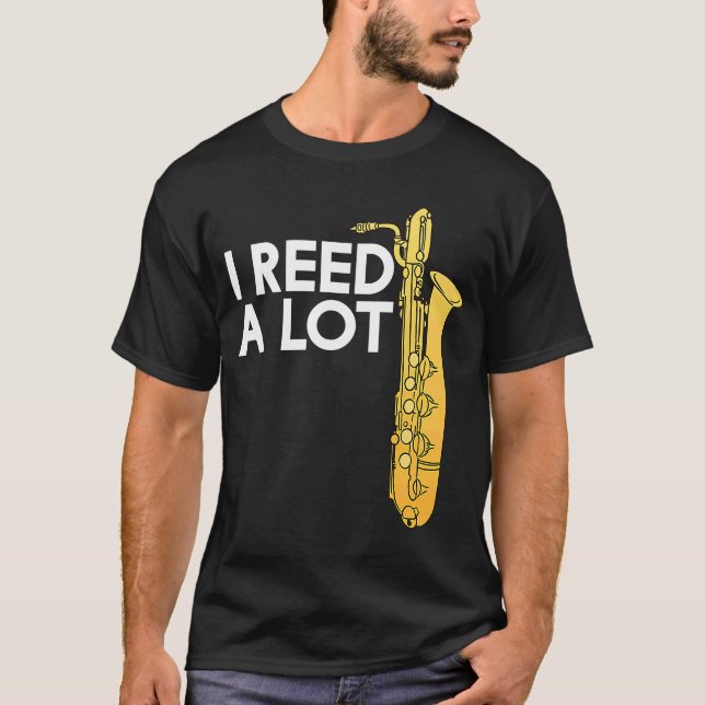 Camiseta Eu Li Muito Oboe Player Oboe Música (Frente)