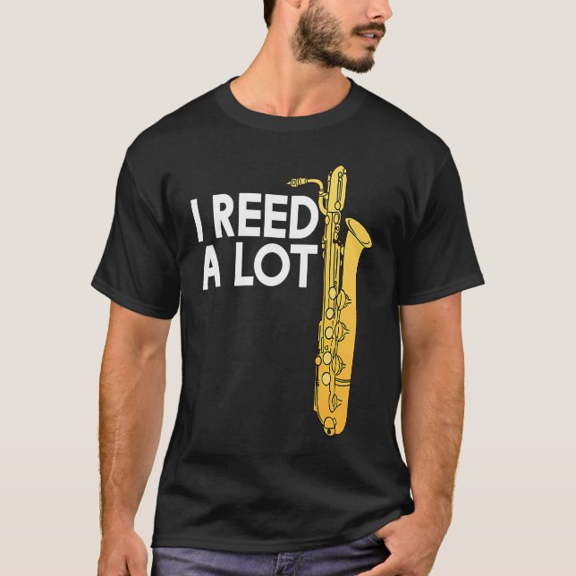Camiseta Eu Li Muito Oboe Player Oboe Música (Frente)