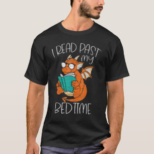 Camiseta Eu Li No Passado O Meu Dragão De Livros Em Tempo Ú