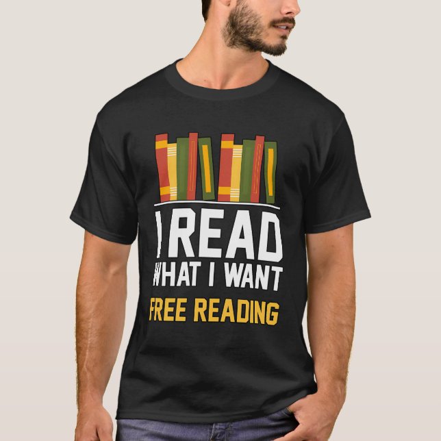 Camiseta Eu Li O Que Quero Do Livro Bibliotecário De Leitur (Frente)