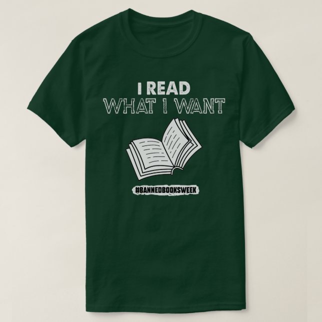 Camiseta Eu Li O Que Quero Na Semana De Livros Banidos (Frente do Design)