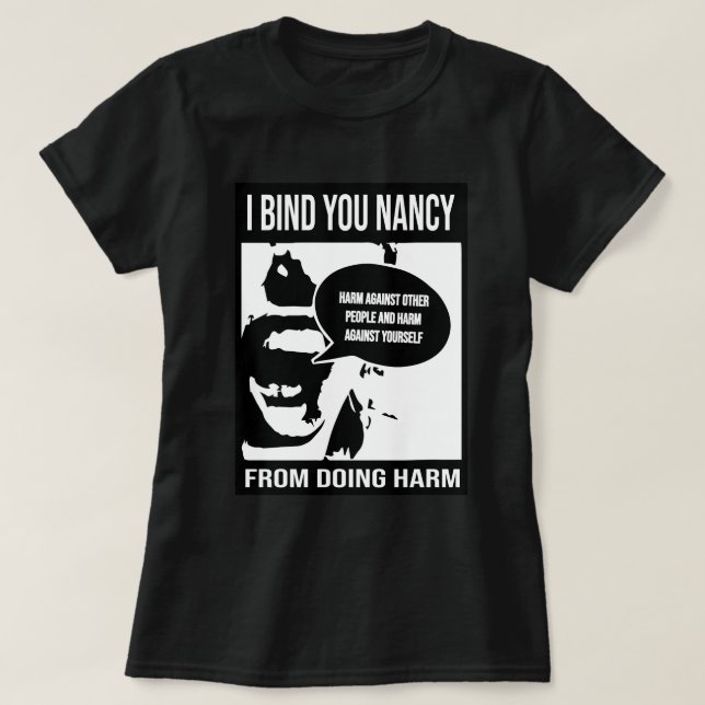 CAMISETA EU LIGO-O NANCY (Frente do Design)