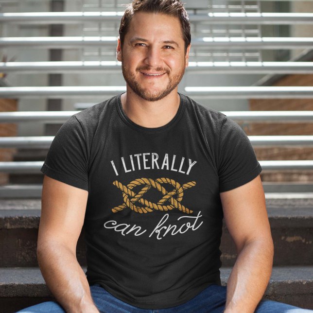 Camiseta Eu Literalmente Posso Dar Nó (I literally can knot shirt)
