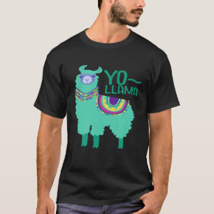 Camiseta Eu Llama design clássico de Llama para mulheres qu