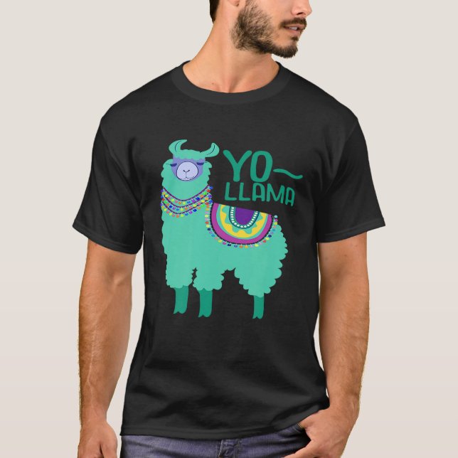Camiseta Eu Llama design clássico de Llama para mulheres qu (Frente)