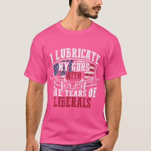 Camiseta Eu Lubrifico Minhas Armas Com As Lágrimas Dos Libe