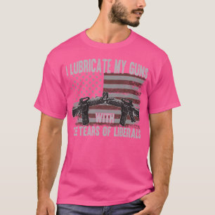 Camiseta Eu Lubrifico Minhas Armas Com Lágrimas De Liberais