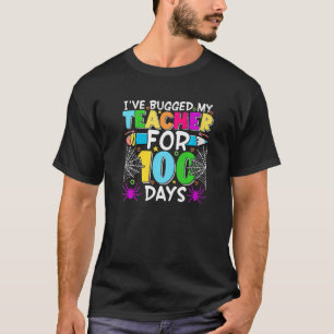 Camiseta Eu Lutei com o meu professor por 100 dias no Ensin