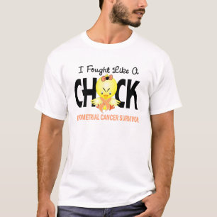 Camiseta Eu lutei como um sobrevivente de câncer