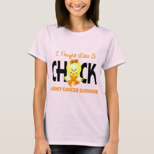 Camiseta Eu lutei como um sobrevivente do câncer de rim do