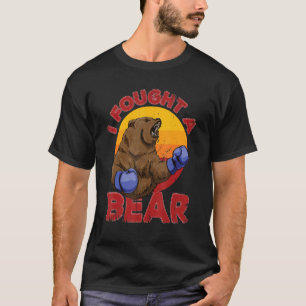 Camiseta Eu Lutei Contra Uma Ursa Mulheres Selvagens Boxean