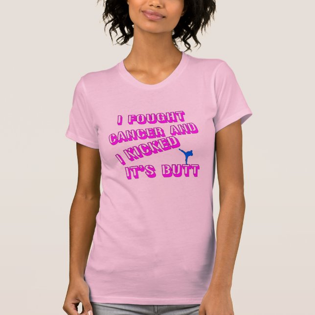Camiseta Eu lutei o cancer (Frente)