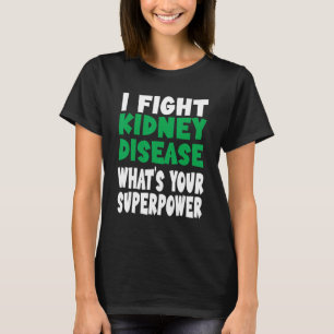Camiseta Eu Luto contra a Doença dos Rins Consciencializaçã