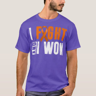 Camiseta Eu Luto e ganho a sensibilização para o ADHD em ne
