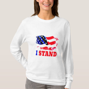 Camiseta EU MANTENHO A Bandeira Americana